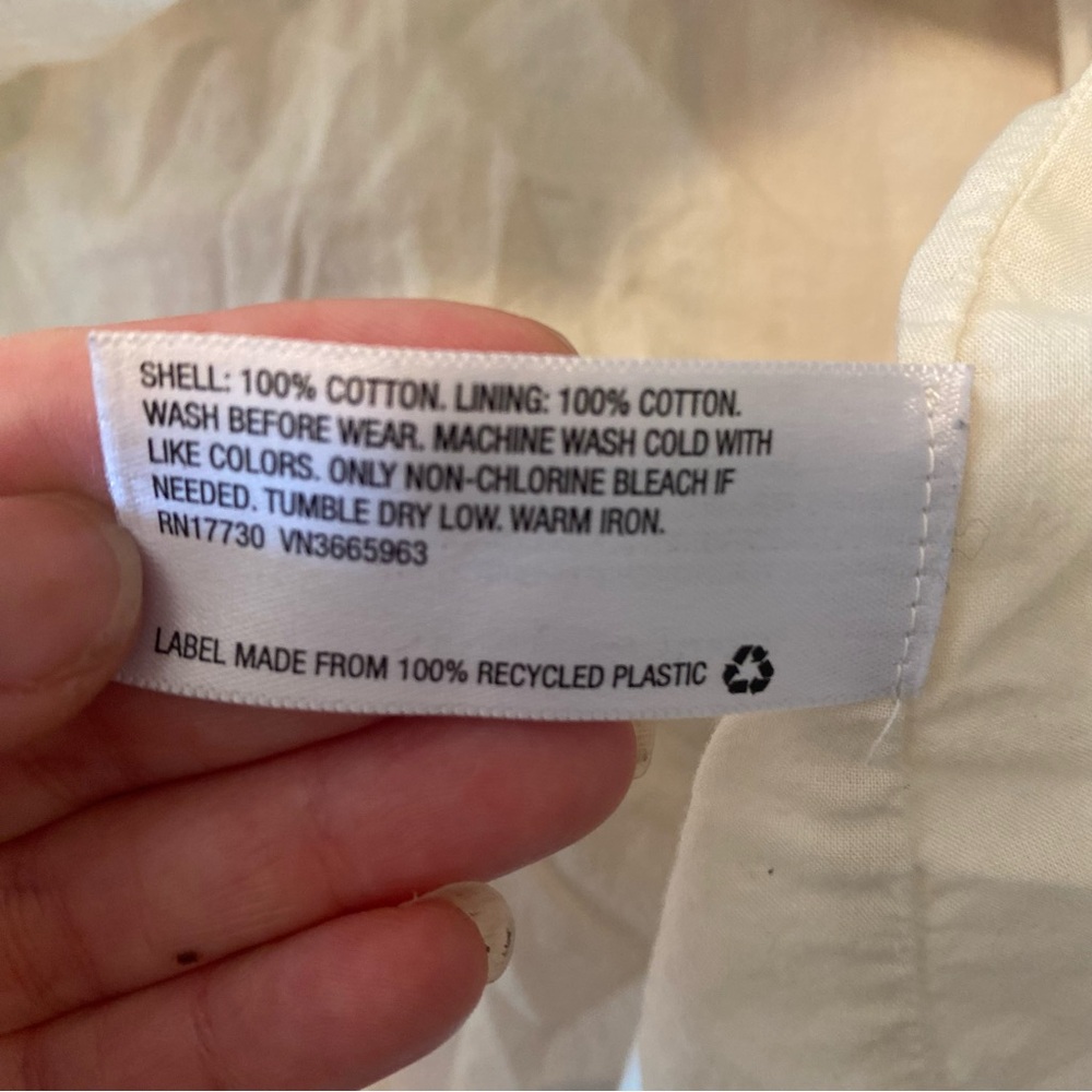 ☀️5/25☀️ Cat & Jack Rainbow Stripe Dress w Flutter Ruffle Sleeve,Cotton,XL 14/16 - Picture 6 of 6